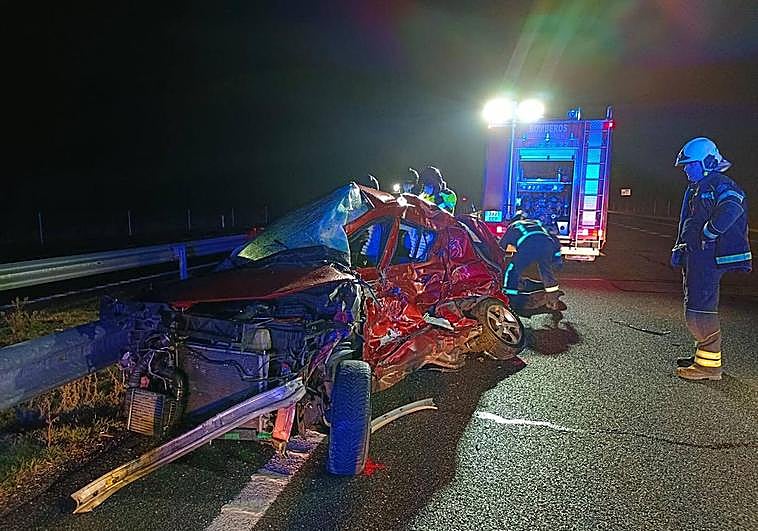 Un fallecido en un accidente en la autovía entre Segovia y Valladolid